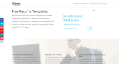 Desktop Screenshot of free-resumetemplate.com